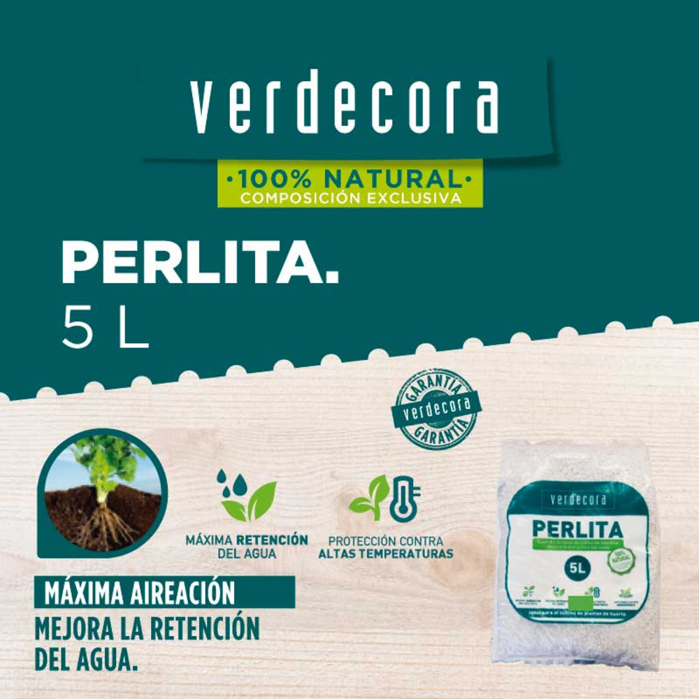 PERLITA 5 LITROS VERDECORA