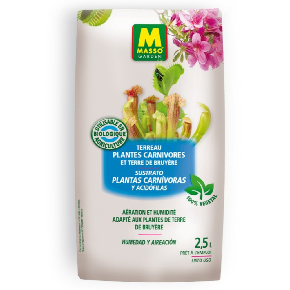 SUSTRATO PARA PLANTAS CARNIVORAS 2.5L