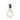 BOMBILLA SOLAR TRANSPARENTE 14CM